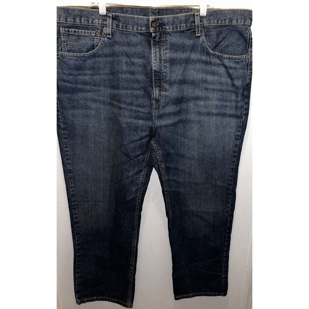 Levis 559 Mens 46 X 30  Relaxed Straight Medium Wash Jeans